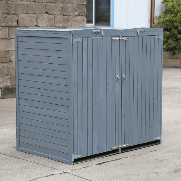 Deluxe-Wheelie-Bin-Storage-2-Bays-3-Colours